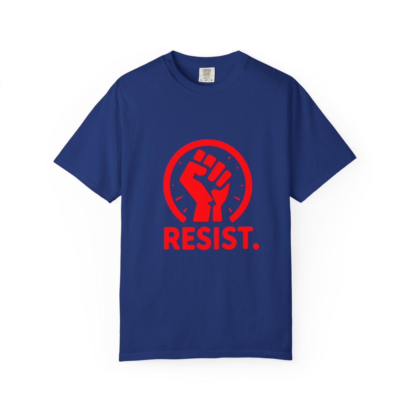 Unisex Garment-Dyed Cotton T-Shirt - "RESIST"