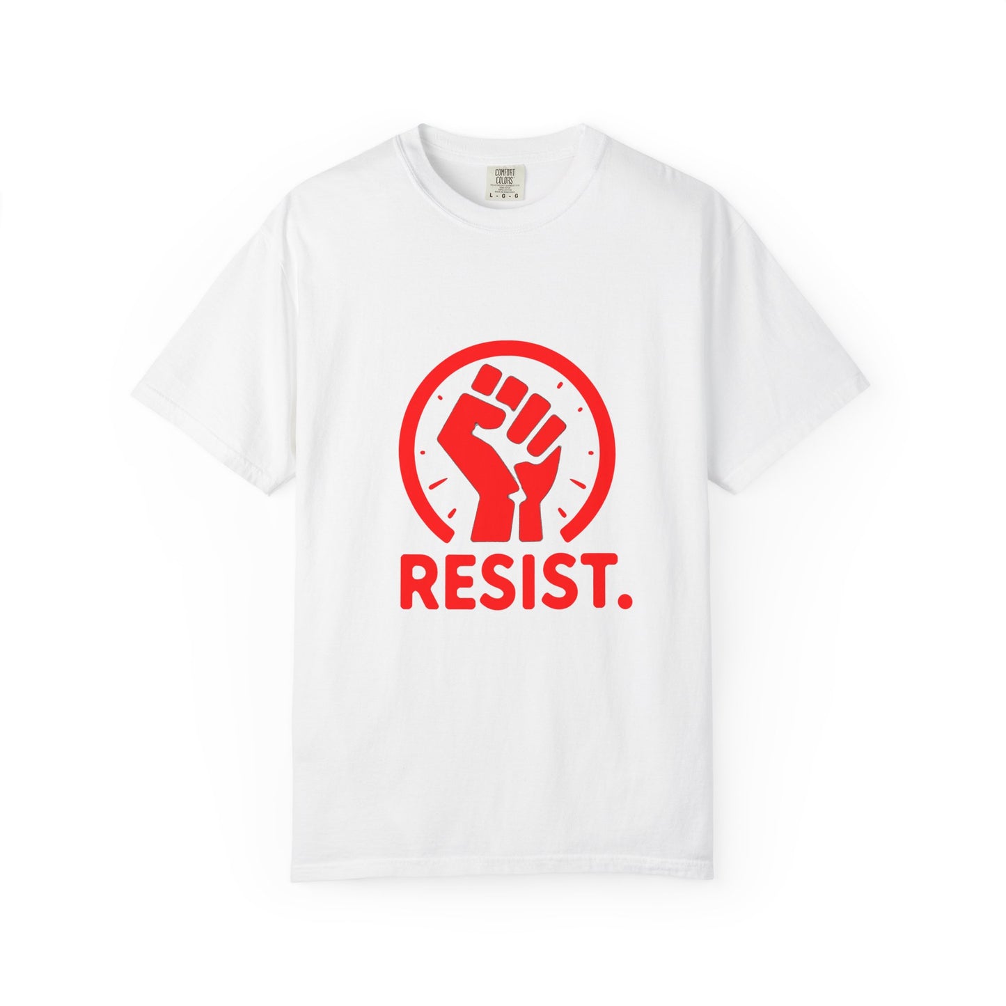 Unisex Garment-Dyed Cotton T-Shirt - "RESIST"