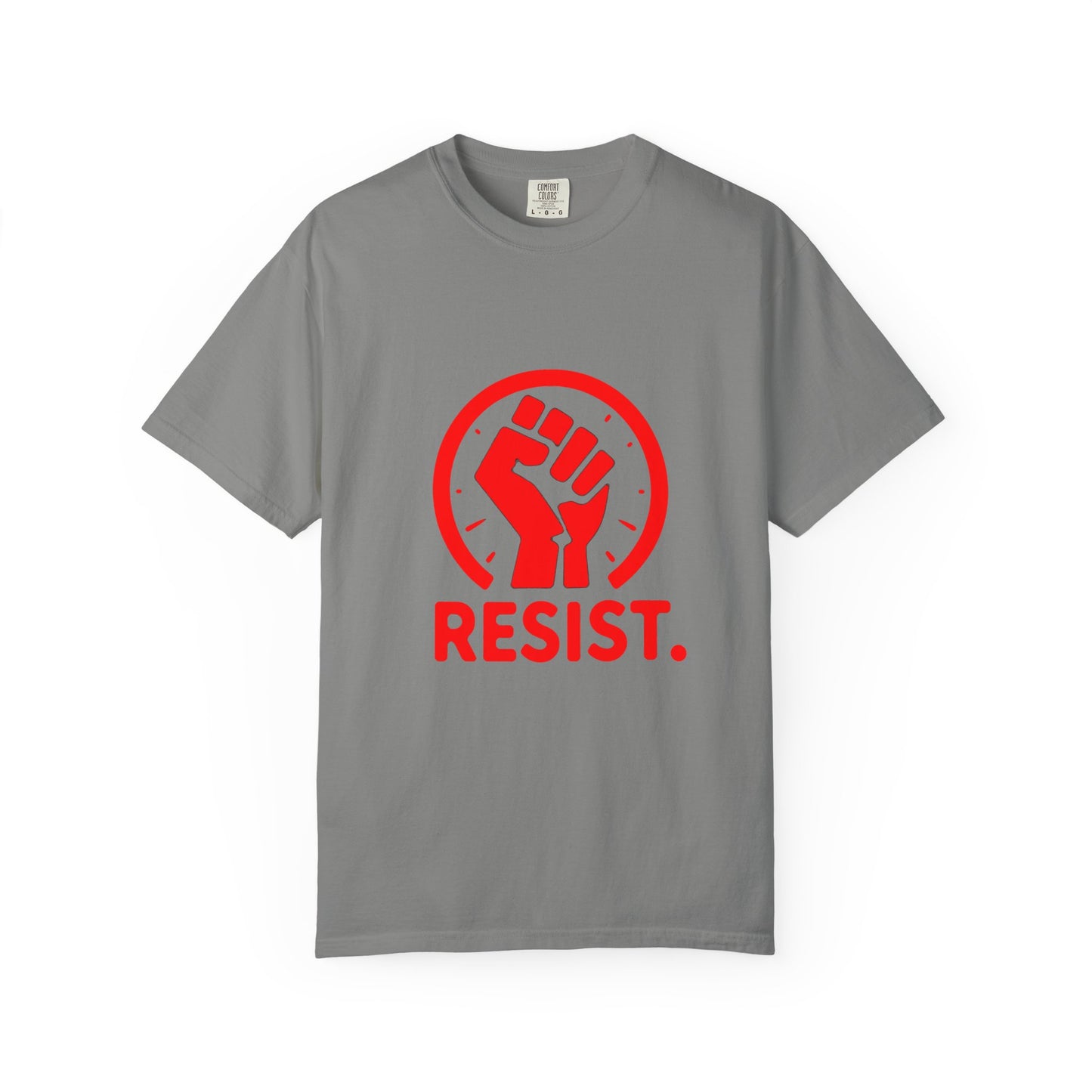 Unisex Garment-Dyed Cotton T-Shirt - "RESIST"