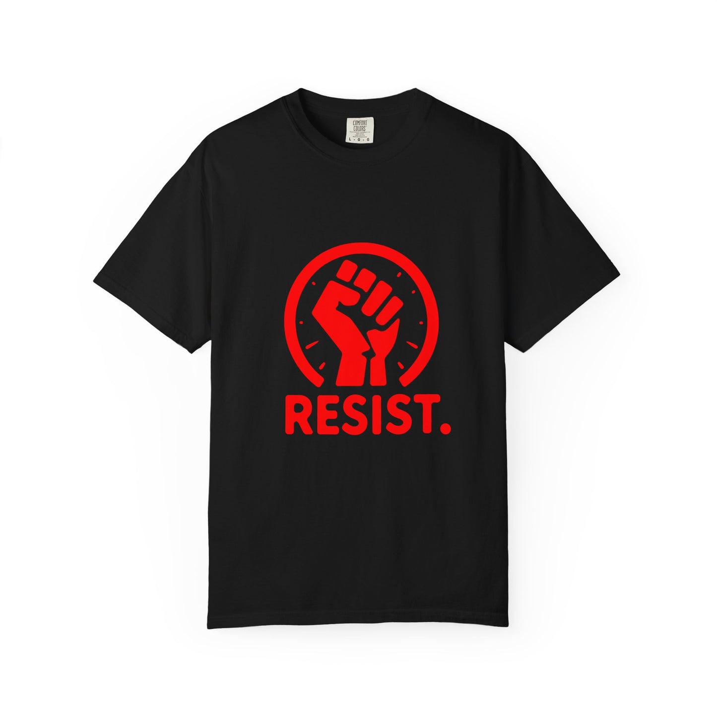 Unisex Garment-Dyed Cotton T-Shirt - "RESIST"