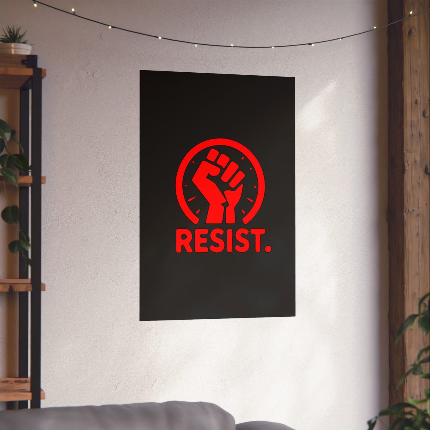 Empowerment Matte Vertical Poster - 'RESIST.'