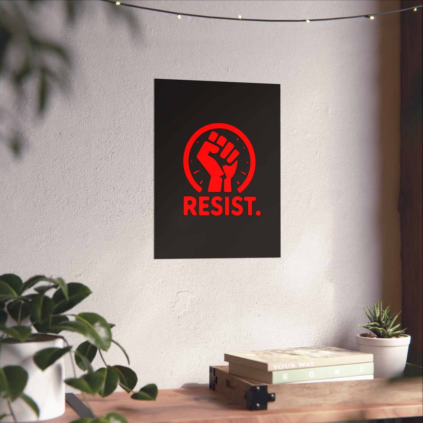 Empowerment Matte Vertical Poster - 'RESIST.'