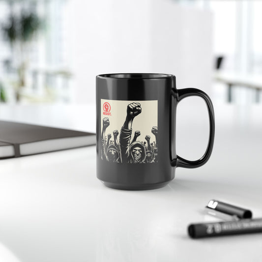 Resistance Mug - Black Ceramic Mug - 15oz