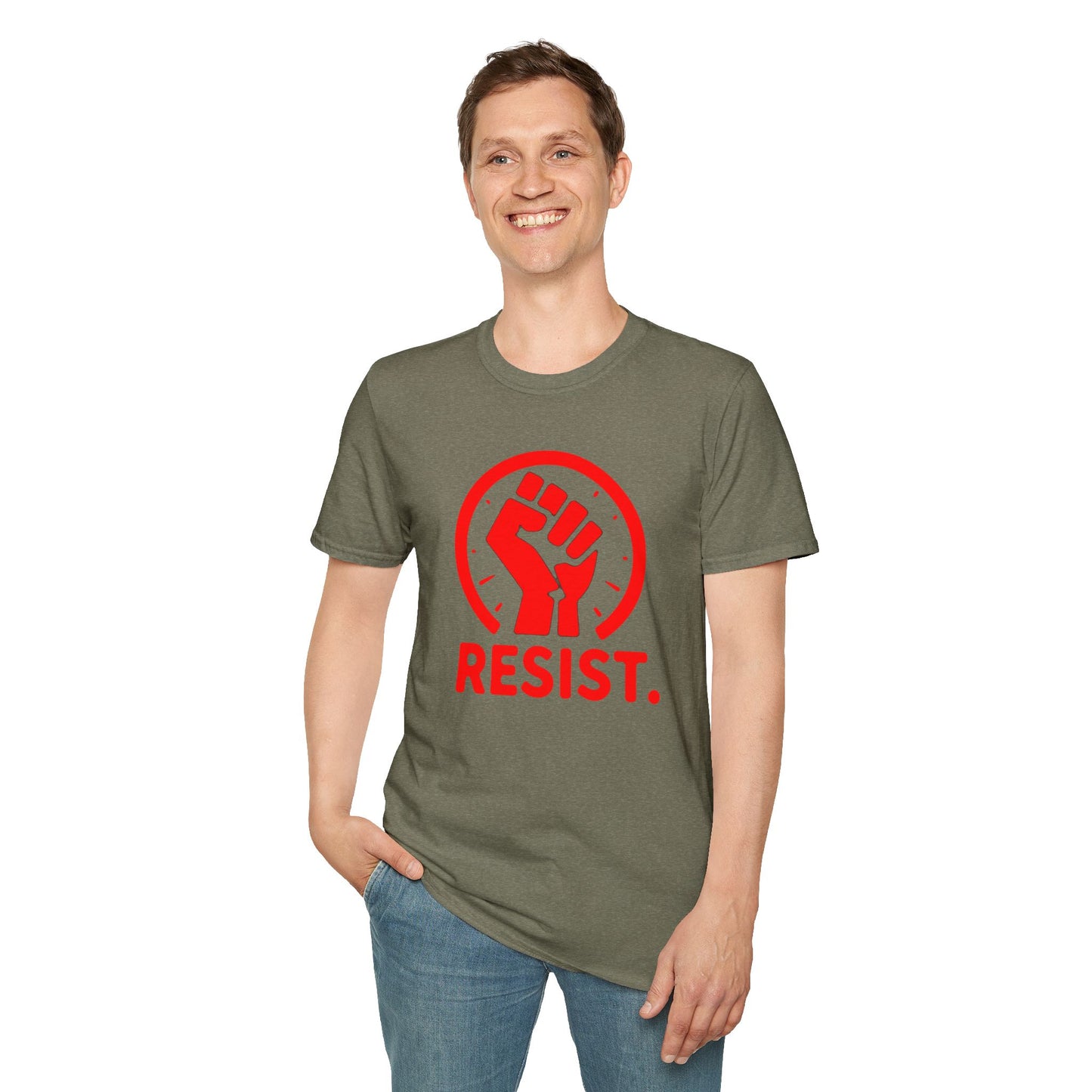 "RESIST" Unisex Softstyle T-Shirt