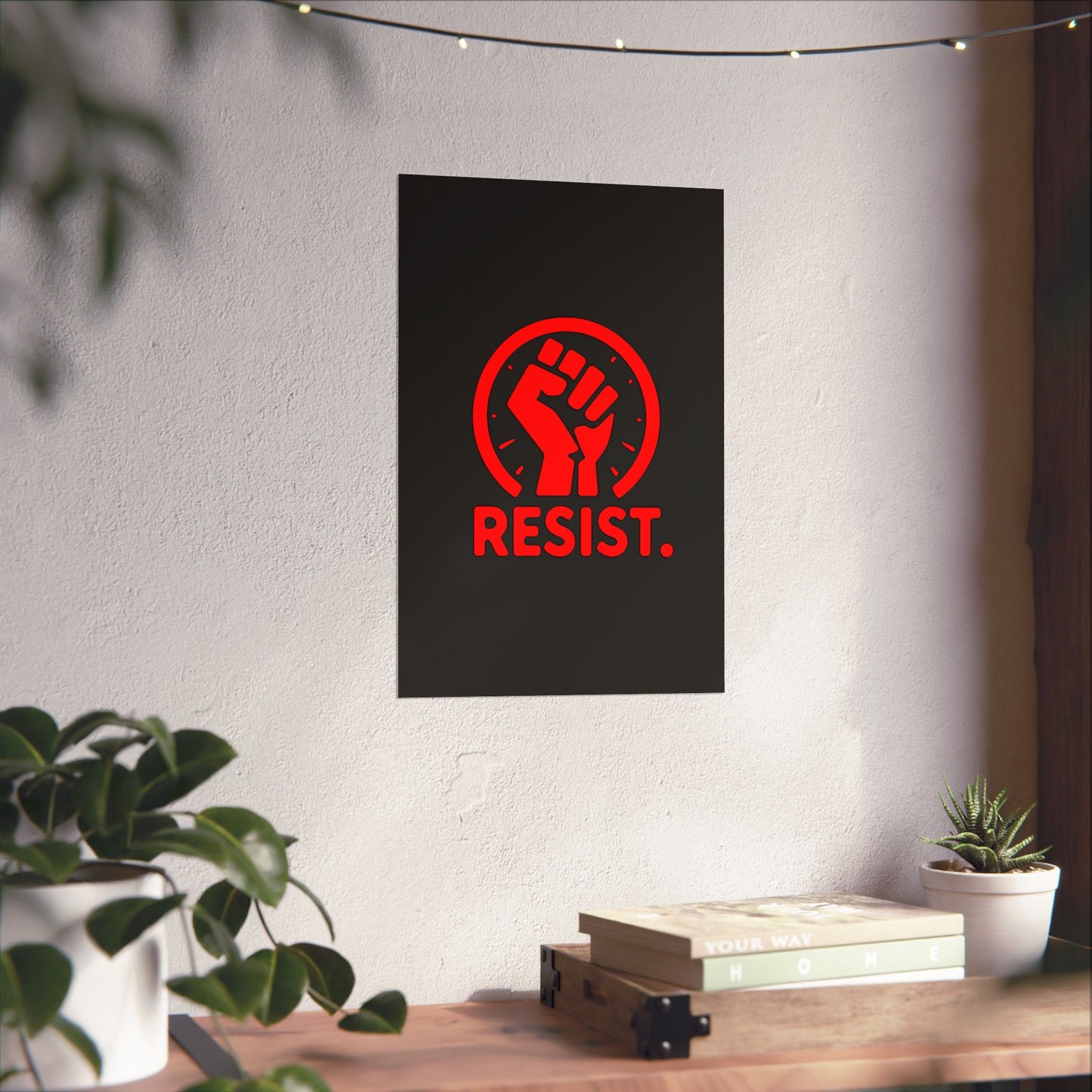 Empowerment Matte Vertical Poster - 'RESIST.'