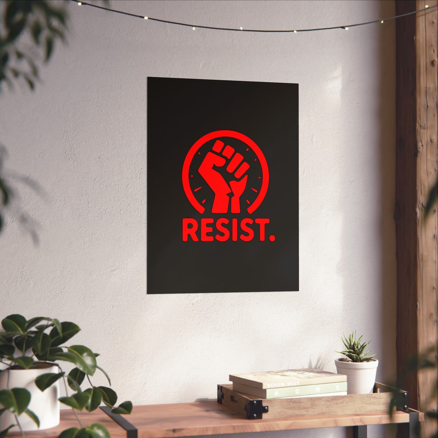 Empowerment Matte Vertical Poster - 'RESIST.'