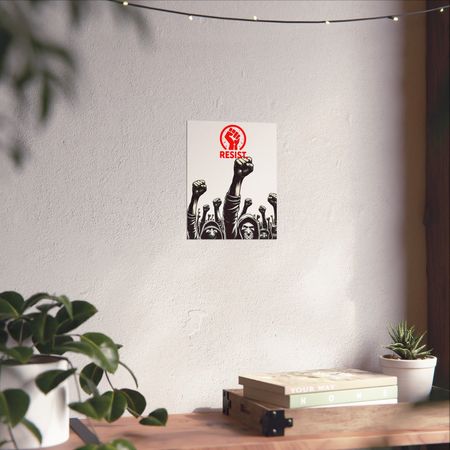 Resistance Matte Vertical Poster - 'RESIST.'