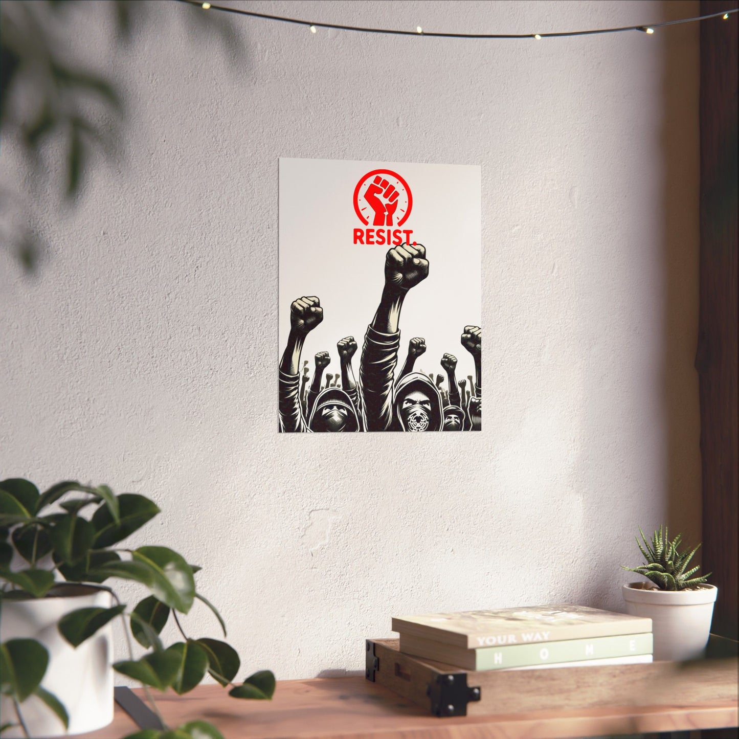 Resistance Matte Vertical Poster - 'RESIST.'