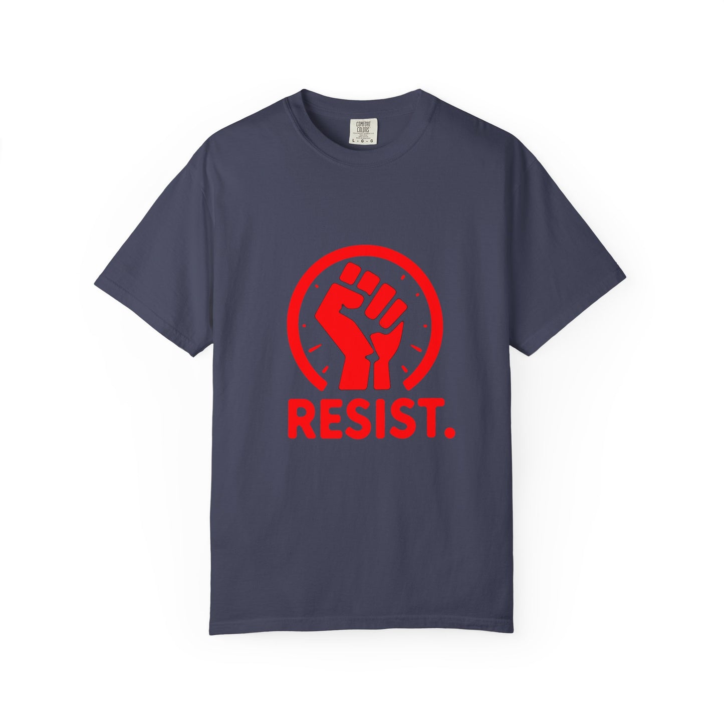 Unisex Garment-Dyed Cotton T-Shirt - "RESIST"