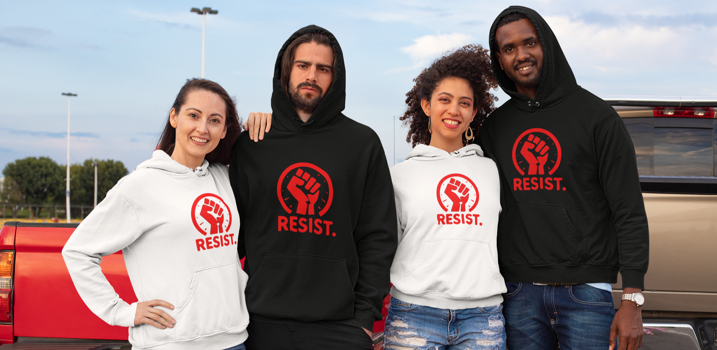 RESIST. Unisex Hooded Sweatshirt -  Join The Resistance