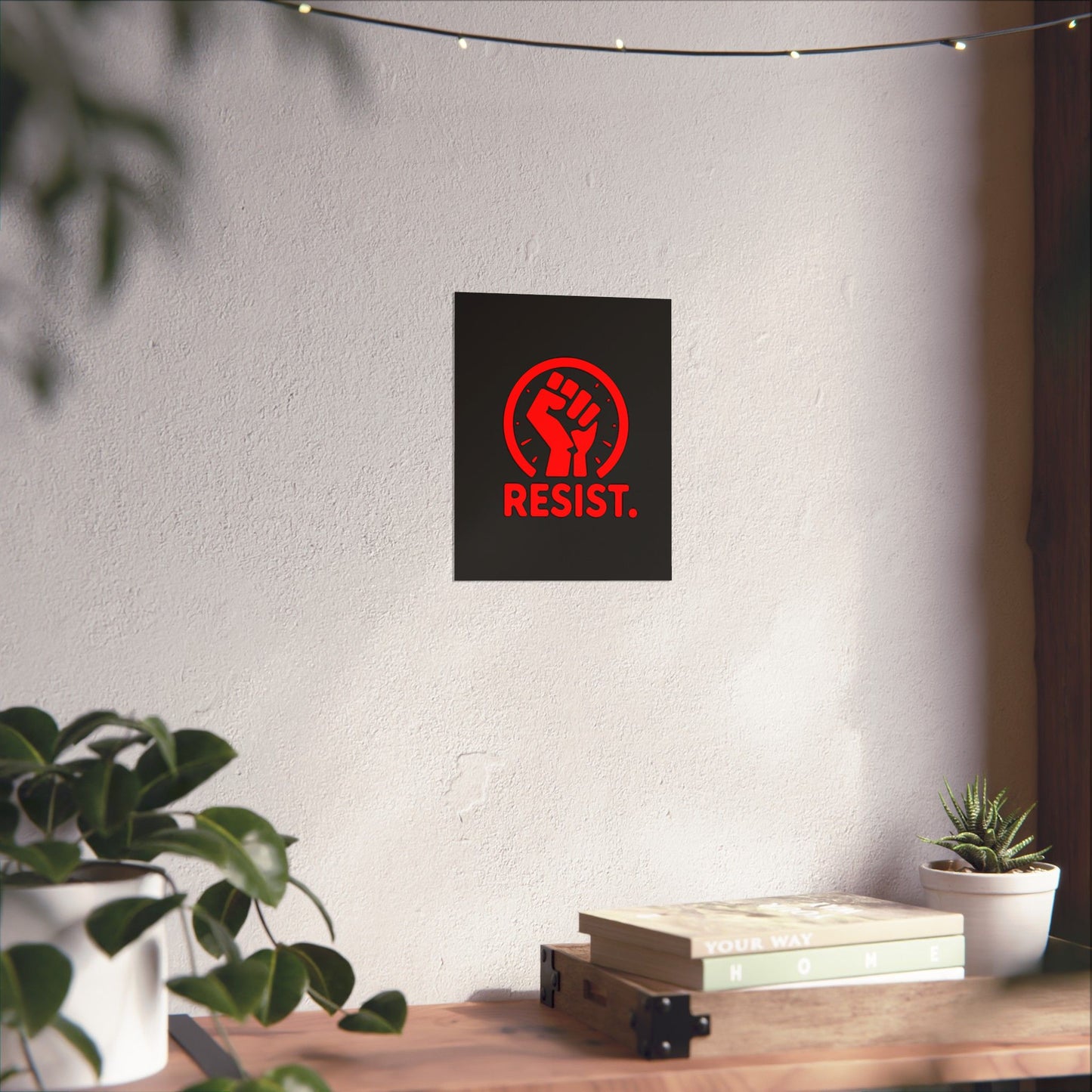 Empowerment Matte Vertical Poster - 'RESIST.'