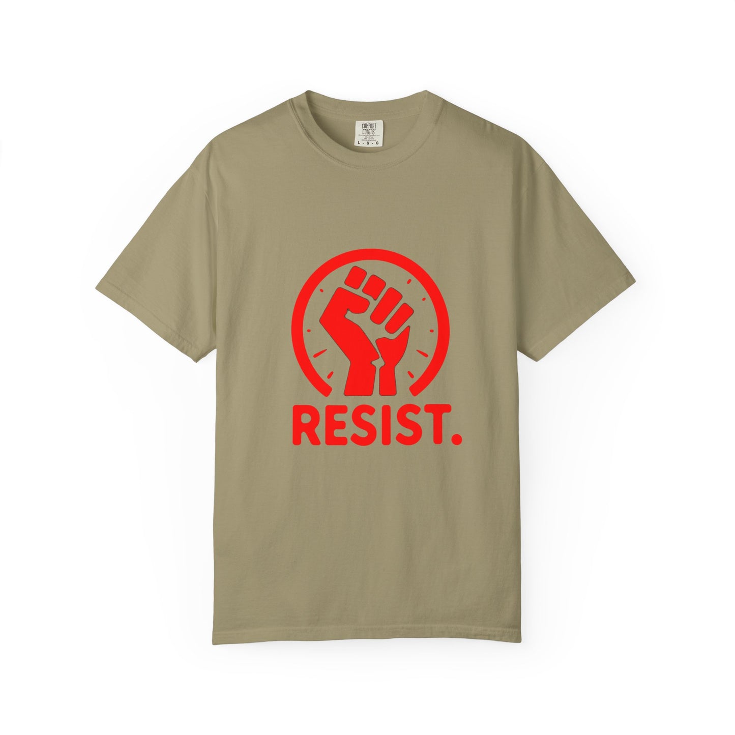 Unisex Garment-Dyed Cotton T-Shirt - "RESIST"